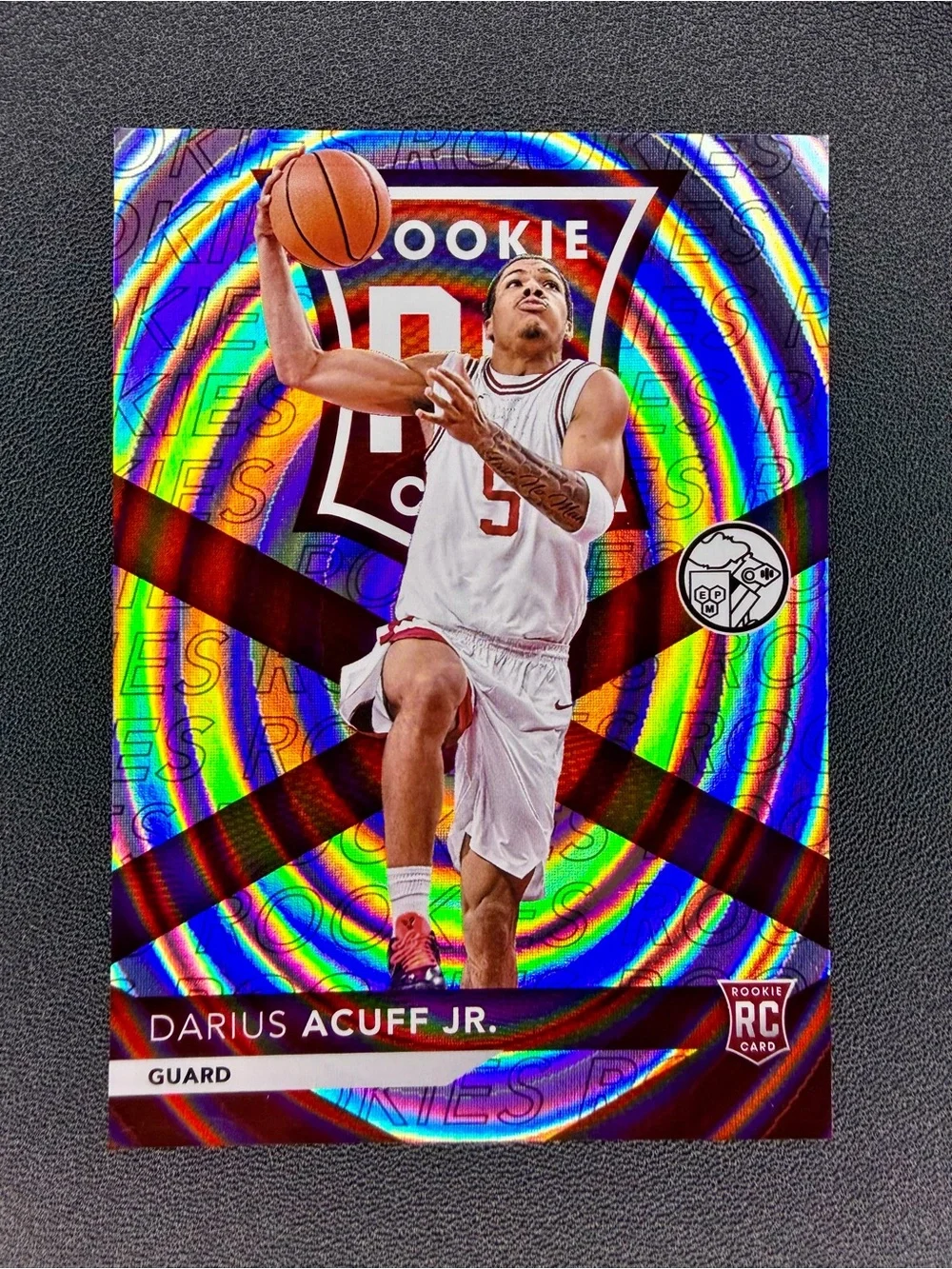 2026 Panini The National NSCC Pack Darius Acuff Jr. Rookie RC Silver Swirl Holo